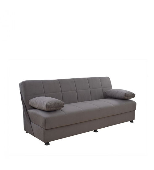 Καναπές/Κρεβάτι Πτυσσόμενος Γκρι EGE
